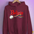 Believe LGBTQ Gilbert Baker Pride Jingle Bell Hoodie - Maroon